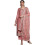Set Kurta in misto seta da donna Libas (33549O_Peach) 1