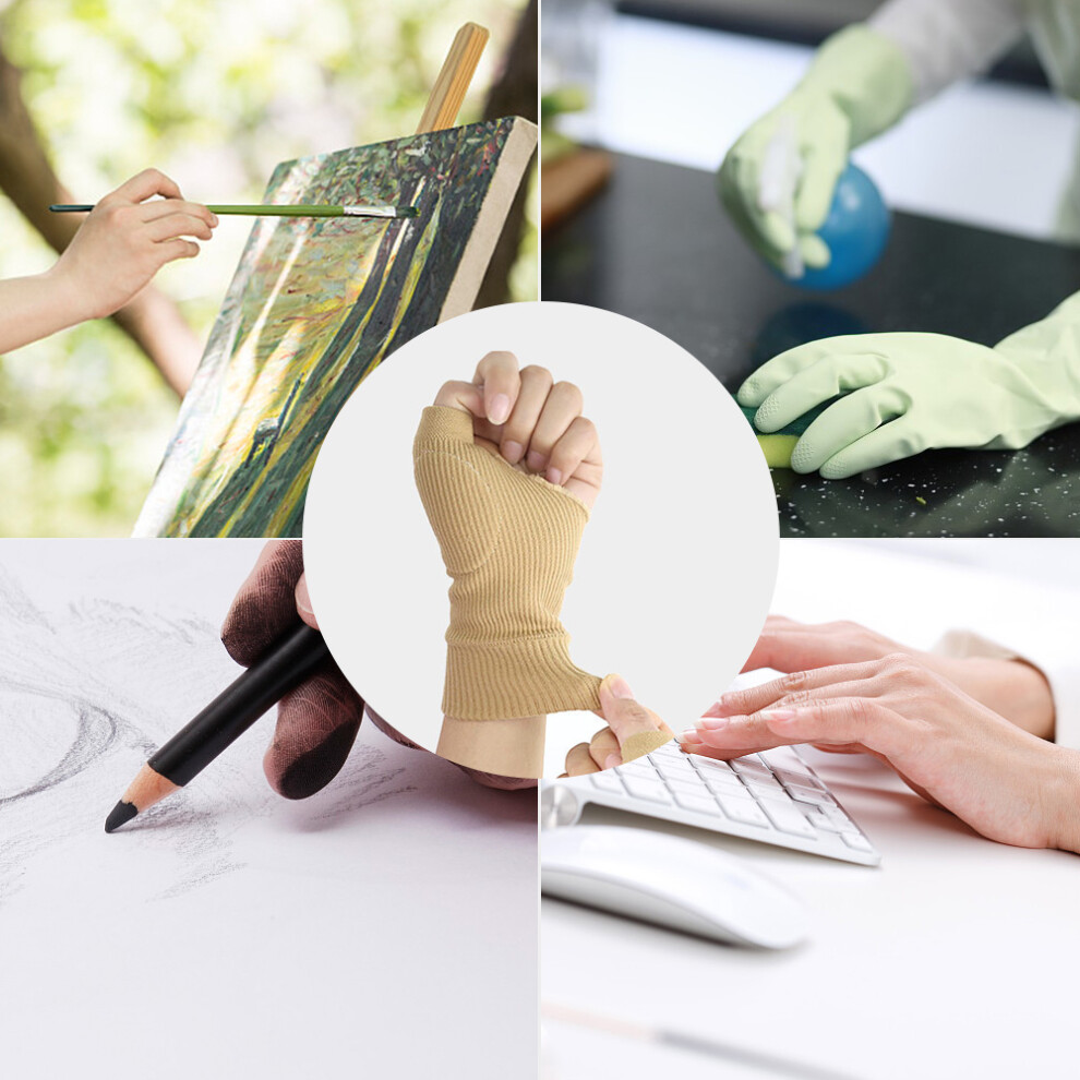 Supportive Thumb Wrist Hand Brace Pair for Arthritis Tendonitis Pain Relief