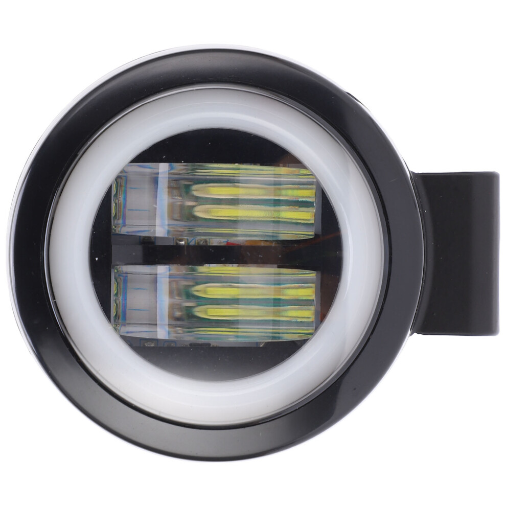 Led Fog Auxiliary Lamp 20W 4D Double Lens Angel Eye For Off-Road Vehicles Light/Blue 8421340422598
