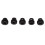 48DP Ritzel-Set 5.0mm Schwarz 20-24T 1/10 RC 7
