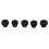 48DP Ritzel-Set 5.0mm Schwarz 20-24T 1/10 RC 1