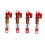 FCX24 46 mm RC-Stoßdämpfer Rot 1/18-1/24 11