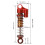 FCX24 46 mm RC-Stoßdämpfer Rot 1/18-1/24 10