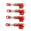 FCX24 46 mm RC-Stoßdämpfer Rot 1/18-1/24 15