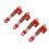 FCX24 46 mm RC-Stoßdämpfer Rot 1/18-1/24 7