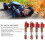 FCX24 46 mm RC-Stoßdämpfer Rot 1/18-1/24 9