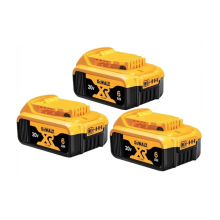 (20V 6.0Ah X3PCS)100%Original-20v battery,DCB204DCB609DCB184DCB200 Lithium Ion Battery,Power Tool Hand