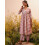 Libas Womens Printed Cotton A-Line Kurta With Trousers 2