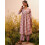 Libas Womens Printed Cotton A-Line Kurta With Trousers 2
