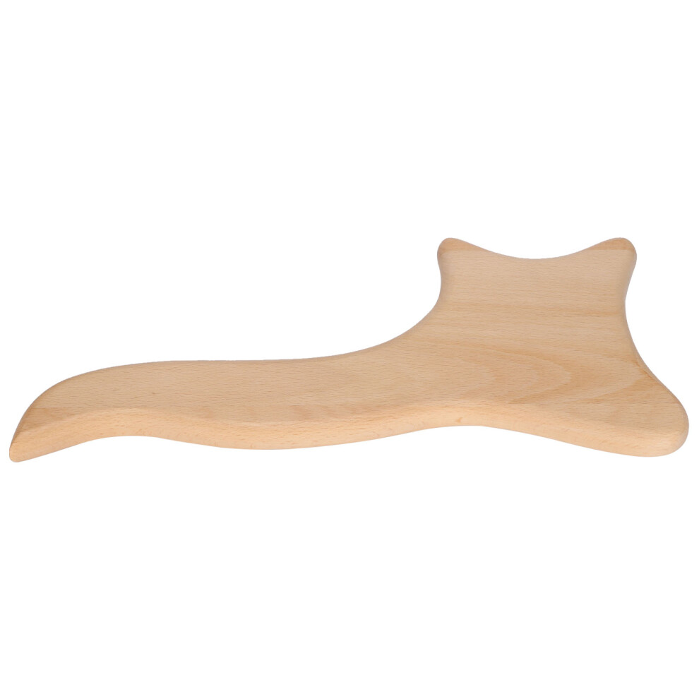 Beech Wooden Scraping Board Gua Sha Massage Tool for Back, Neck, Body