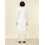 Manyavar Ανδρικό Σετ Πιτζάμα από βαμβακερό σχέδιο Kurta - (Λευκό μεγάλο) 5