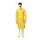 Manyavar heren mosterd katoen Kurta pyjamaset 1