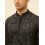 Manyavar Ανδρικό Σετ Πιτζάμες με Μαύρη Βισκόζη Self Design Kurta 4