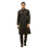 Manyavar Ανδρικό Σετ Πιτζάμες με Μαύρη Βισκόζη Self Design Kurta 1