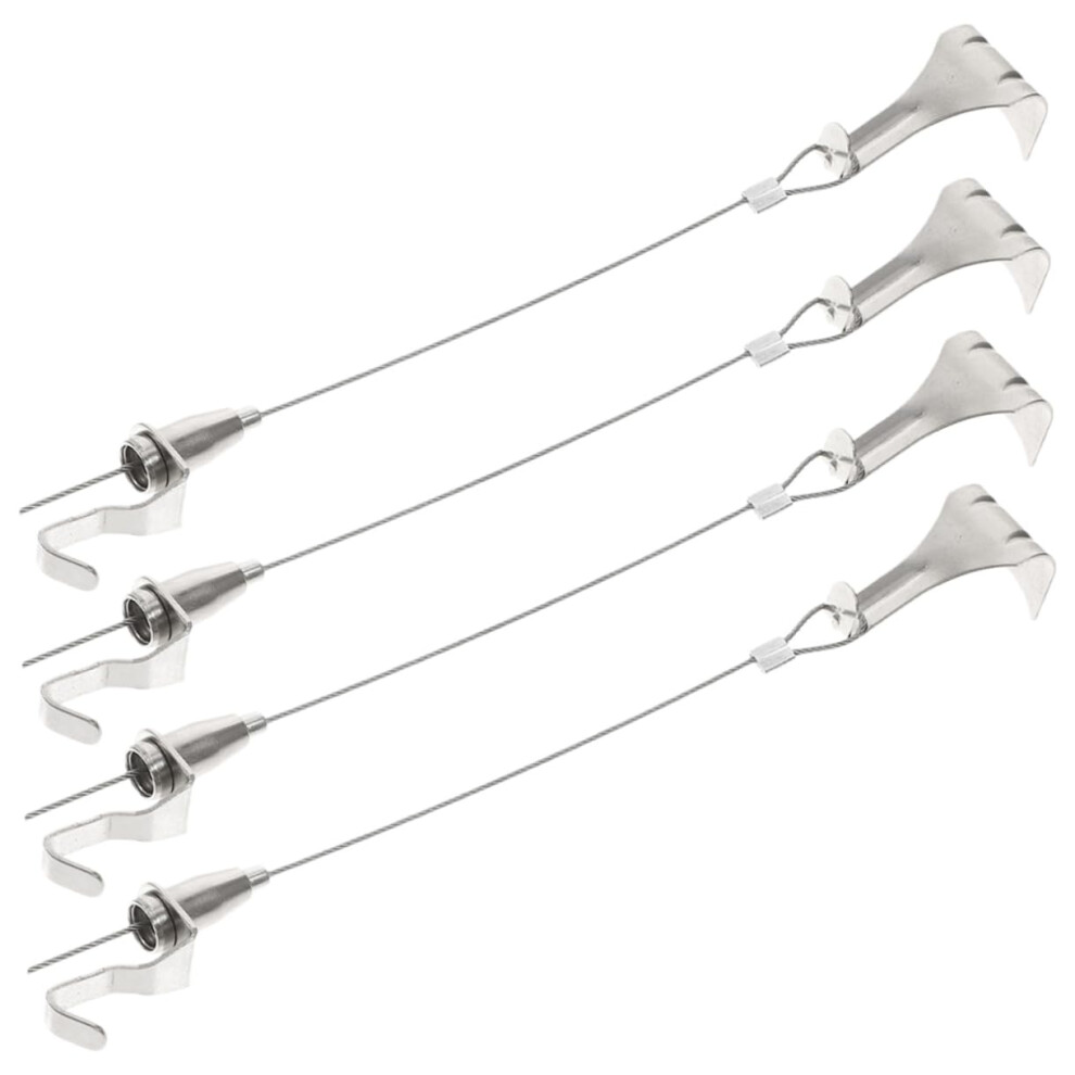 4-Piece Picture Hanging Set With Flexible Picture Wire And Hooks For Home Gallery Office Use, Durable And Robust Design 6947110087498