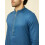 Manyavar Herren Blaues Baumwoll-Kurta Pyjama Set 5