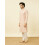 Manyavar Herrar Rosa Bomull Kurta Pyjama Set 5