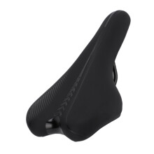 Sella per bici in spugna elastica ispessita nera 27,816 cm