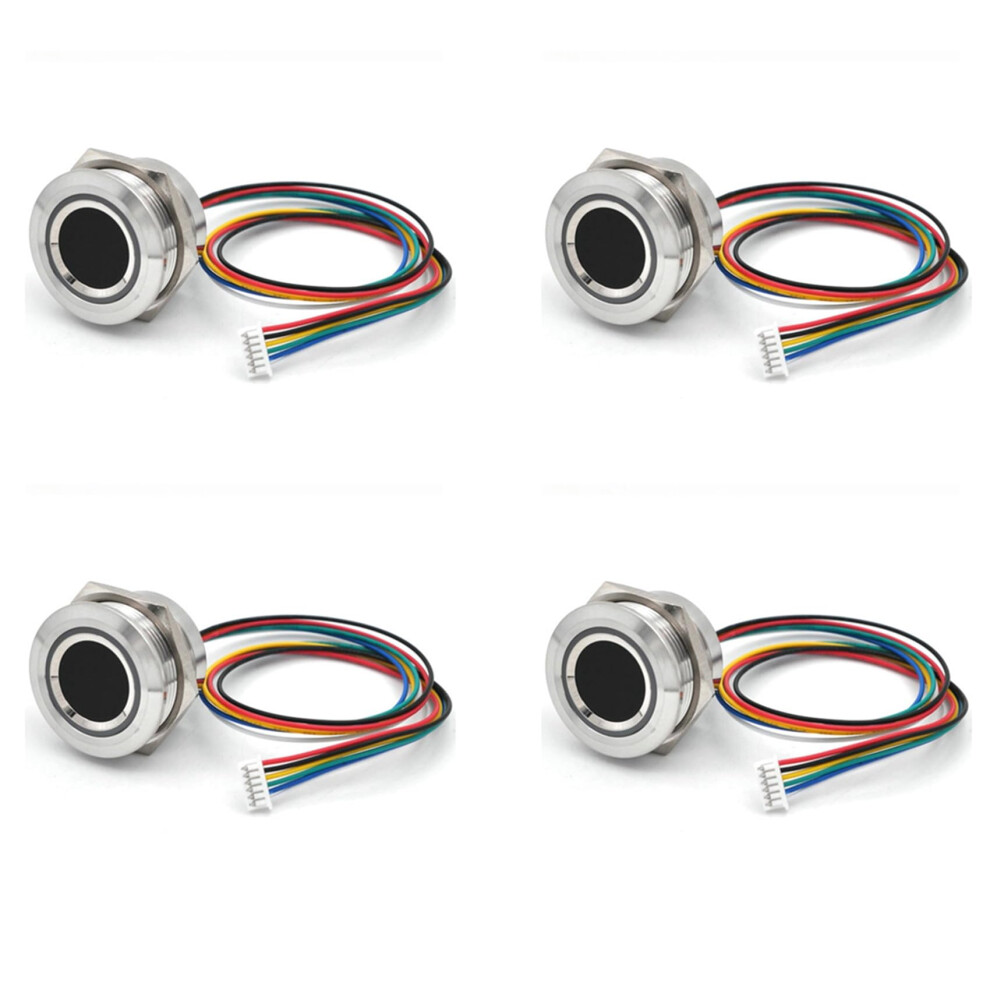 R503-5V Rgb Led Fingerprint Module Sensor Scanner 6 Pin Waterproof Capacitive For Android Dc5v Uart Compatibility 6493810646836