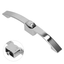 Maniglia a chiusura a scatto in lega di zinco per porta dell'armadio del camper 194 mm
