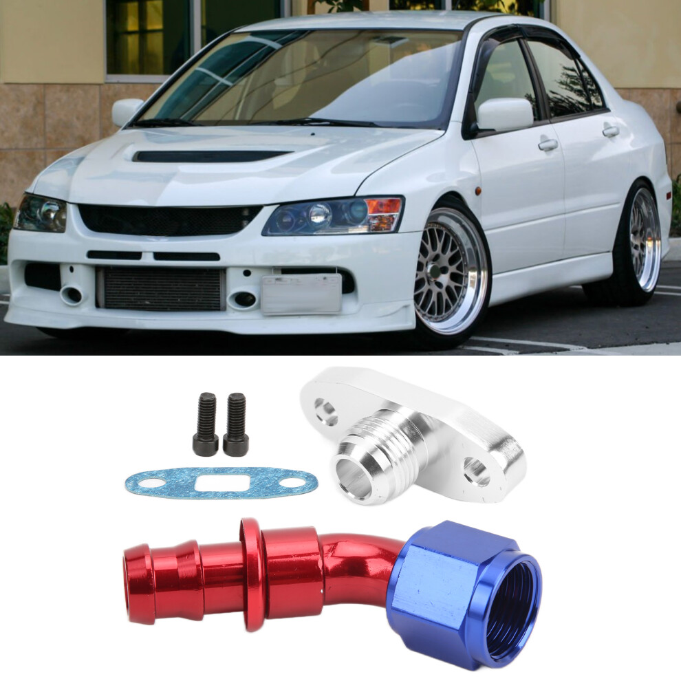 45 Aluminum Turbo Oil Return Flange For T3 T4 T7 Gt30, 110G 4681340425645