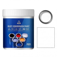 (300g, White) Weatherproof Rust Converter Paint for Metal, Rust Conversion Paint, Water?Based Industrial Anti?rust painting