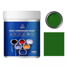 (500g, Green) Weatherproof Rust Converter Paint for Metal, Rust Conversion Paint, Water?Based Industrial Anti?rust painting