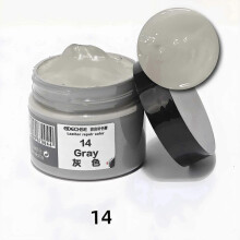 (gray)50ml Leather Repair Cream Filler Compound Leather Restoration For Shoe CarSeat Sofa Coats Holes Scratch Crack Restore Repair Color