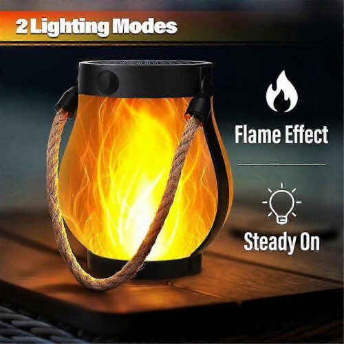 Solar Lanterns Lights Flickering Flame Garden Lights 2