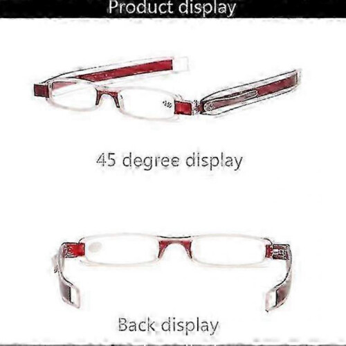 (F, +1.0) Reading Glasses +4.5 +5.0 +5.5 +6.0 Strength Optical Lens Spectacles Eyewear 2