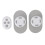 Massage-Sticker 60 mAh 60,846,195 mm Farbe 16