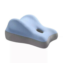 (Blue) Butt Cushion Couples Relieve Lumbar Pressure Pillow Bed Waist Cushions Murakami Adult Tool