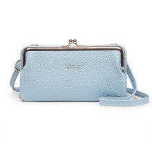 (Blue) Women's Multifunctional Horizontal Bag Crossbody Shoulder Strap Design As a Perfect Gift