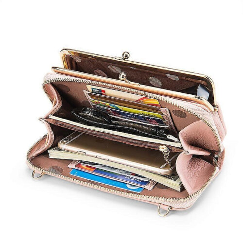 (Blue)Women's Multifunctional Horizontal Bag Crossbody Shoulder Strap Design As a Perfect Gift 1