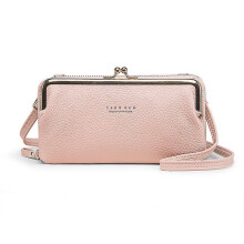 (Pink) Women's Multifunctional Horizontal Bag Crossbody Shoulder Strap Design As a Perfect Gift