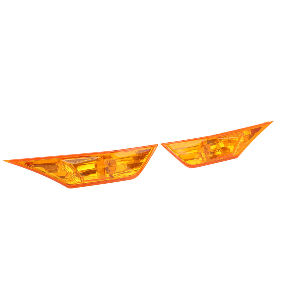2Pcs Gloss Side Marker Lamp Housing Fit Civic 10Th Gen Fk Lx Ex Touring Orange 8791340429218