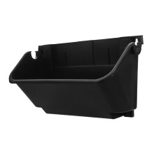 Grüner Pflanzkasten Hanging Planter Black Plastic Wall Planter for Indoor Use Balcony Plant Holder 60cm