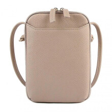 (Khaki)Women's PU Leather Crossbody Cell Phone Bag Large Capacity Design Suitable for Traveling