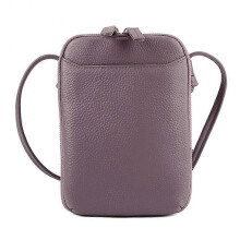 (Purple)Women's PU Leather Crossbody Cell Phone Bag Large Capacity Design Suitable for Traveling
