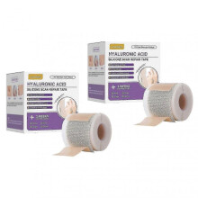 (2pcs)Hyaluronic Acid Silicone Scar Tape For Surgeries, Caesarean Section, Keloids, Burns, Silicone Scar Tape - 4cmx1.5m NEW