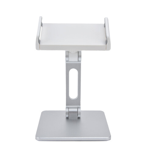 Supporto per tablet in lega di alluminio pieghevole da 24,5 cm, argento 1