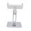 Supporto per tablet in lega di alluminio pieghevole da 24,5 cm, argento 10