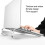 Supporto universale per laptop 26x25x6.5 cm Argento 10