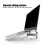 Supporto universale per laptop 26x25x6.5 cm Argento 13