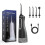 (Black)Hydropulse Pro – Portable Waterflosser with 4 Modes Oral Irrigator for Adults 1