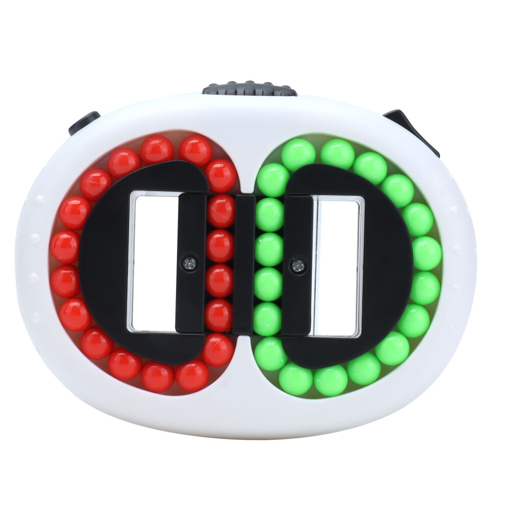 White Rotating Bean Toy For Adults - Plastic, Anxiety And Stress Relief