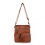 (Brown)Solid Color Women's Tote Bag Adjustable Shoulder Straps Suitable for Traveling 1
