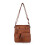(Brown)Solid Color Women's Tote Bag Adjustable Shoulder Straps Suitable for Traveling 2