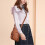 (Pink) Solid Color Women's Tote Bag Adjustable Shoulder Straps Suitable for Traveling 4