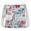 (Red And White) Solid Color Women's Tote Bag Adjustable Shoulder Straps Suitable for Traveling 1